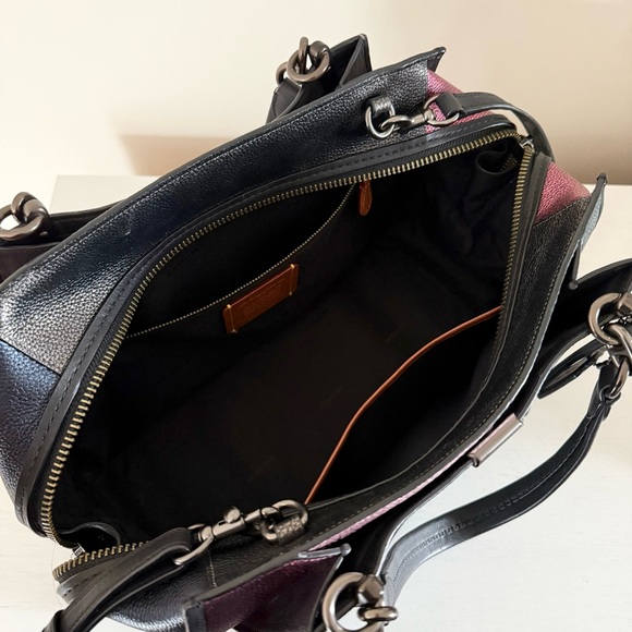 Coach Dreamer 36 in Metallic Colorblock Pebbled Leather - Picture 8 of 16